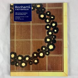 Bonhams & Butterfield 20 C. Furniture & Decorative Arts Auction Catalogue, 2004